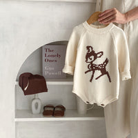 Load image into Gallery viewer, Baby Girls Solid Color Cartoon Rompers Wholesale 230828313
