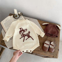 Load image into Gallery viewer, Baby Girls Solid Color Cartoon Rompers Wholesale 230828313
