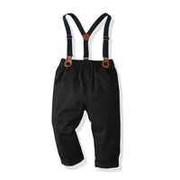 Load image into Gallery viewer, 2 Pieces Set Baby Kid Boys Solid Color Shirts And Jumpsuits Wholesale 230828325
