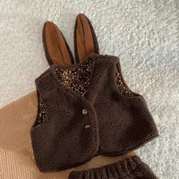 Load image into Gallery viewer, 2 Pieces Set Baby Kid Girls Solid Color Tank Tops And Shorts Wholesale 230828338
