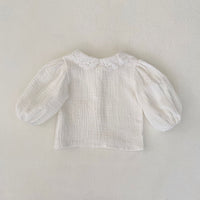 Load image into Gallery viewer, 2 Pieces Set Baby Kid Girls Solid Color Print Tops And Flower Shorts Wholesale 230828345
