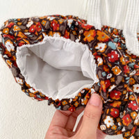 Load image into Gallery viewer, 2 Pieces Set Baby Kid Girls Solid Color Print Tops And Flower Shorts Wholesale 230828345
