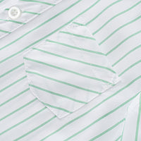 Load image into Gallery viewer, 2 Pieces Set Baby Kid Boys Striped Bow Shirts And Solid Color Pants Wholesale 230828364
