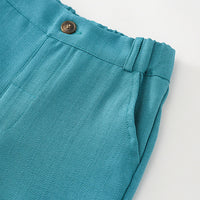 Load image into Gallery viewer, 2 Pieces Set Baby Kid Boys Striped Bow Shirts And Solid Color Pants Wholesale 230828364
