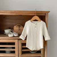 Load image into Gallery viewer, Baby Girls Solid Color Rompers Wholesale 230828365
