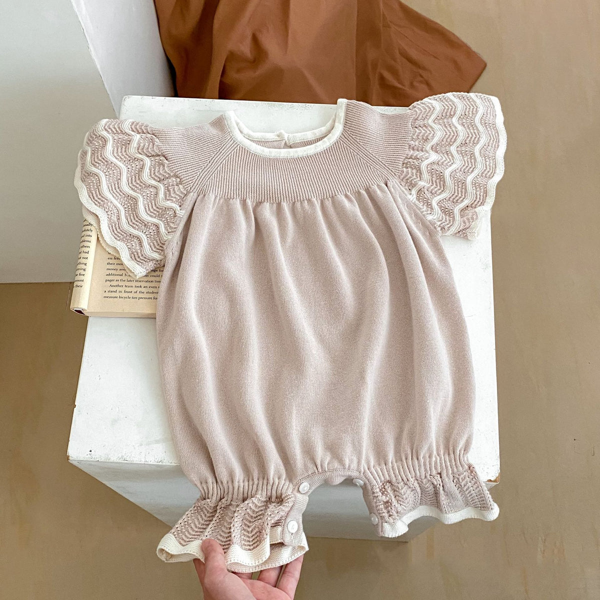 Baby Girls Solid Color Rompers Wholesale 230828368