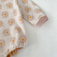Load image into Gallery viewer, Baby Girls Flower Print Rompers Wholesale 230828373
