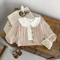 Load image into Gallery viewer, Baby Kid Girls Solid Color Cardigan Wholesale 230828376
