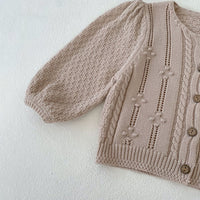Load image into Gallery viewer, Baby Kid Girls Solid Color Cardigan Wholesale 230828376
