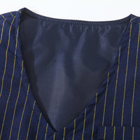 Load image into Gallery viewer, 3 Pieces Set Baby Kid Boys Striped Vests Waistcoats Solid Color Shirts And Pants Wholesale 23082838
