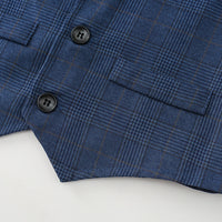 Load image into Gallery viewer, 3 Pieces Set Baby Kid Boys Solid Color Shirts Vests Waistcoats And Pants Wholesale 230828381
