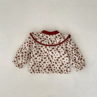 Load image into Gallery viewer, 2 Pieces Set Baby Kid Girls Flower Print Tops And Solid Color Pants Wholesale 230828387
