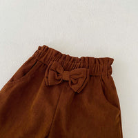 Load image into Gallery viewer, 2 Pieces Set Baby Kid Girls Flower Print Tops And Solid Color Pants Wholesale 230828387
