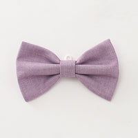 Load image into Gallery viewer, 2 Pieces Set Baby Kid Boys Striped Bow Shirts And Solid Color Pants Wholesale 230828388
