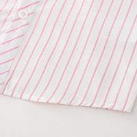 Load image into Gallery viewer, 2 Pieces Set Baby Kid Boys Striped Bow Shirts And Solid Color Pants Wholesale 230828388
