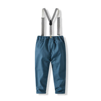 Load image into Gallery viewer, 2 Pieces Set Baby Kid Boys Striped Shirts And Solid Color Pants Wholesale 23082840
