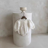 Load image into Gallery viewer, Baby Girls Solid Color Rompers Wholesale 23082847
