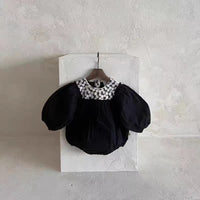 Load image into Gallery viewer, Baby Girls Solid Color Rompers Wholesale 23082847
