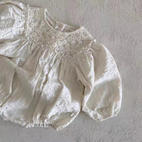 Load image into Gallery viewer, Baby Girls Solid Color Rompers Wholesale 23082847
