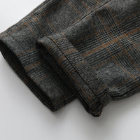 Load image into Gallery viewer, 3 Pieces Set Baby Kid Boys Solid Color Shirts Checked Vests Waistcoats And Pants Wholesale 23082856
