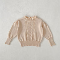 Load image into Gallery viewer, Baby Kid Girls Solid Color Sweaters Wholesale 23082857

