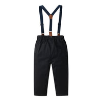 Load image into Gallery viewer, 2 Pieces Set Baby Kid Boys Striped Rompers And Solid Color Pants Wholesale 23082863
