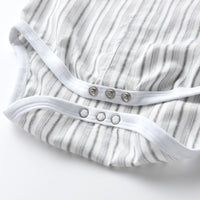 Load image into Gallery viewer, 2 Pieces Set Baby Kid Boys Striped Rompers And Solid Color Pants Wholesale 23082863
