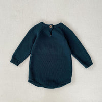 Load image into Gallery viewer, Baby Girls Flower Embroidered Rompers Wholesale 23082873
