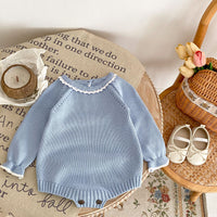 Load image into Gallery viewer, Baby Kid Girls Solid Color Rompers Wholesale 23082874
