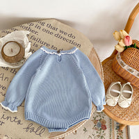 Load image into Gallery viewer, Baby Kid Girls Solid Color Rompers Wholesale 23082874
