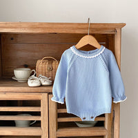 Load image into Gallery viewer, Baby Kid Girls Solid Color Rompers Wholesale 23082874
