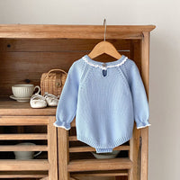 Load image into Gallery viewer, Baby Kid Girls Solid Color Rompers Wholesale 23082874
