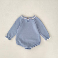 Load image into Gallery viewer, Baby Kid Girls Solid Color Rompers Wholesale 23082874
