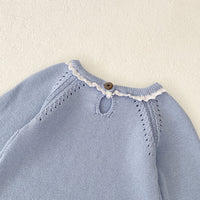 Load image into Gallery viewer, Baby Kid Girls Solid Color Rompers Wholesale 23082874
