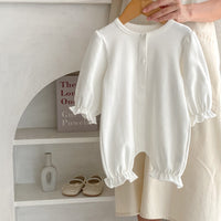 Load image into Gallery viewer, Baby Girls Solid Color Jumpsuits Wholesale 23082875
