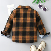 Load image into Gallery viewer, Baby Kid Boys Color-blocking Checked Shirts Wholesale 23082879
