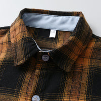 Load image into Gallery viewer, Baby Kid Boys Color-blocking Checked Shirts Wholesale 23082879
