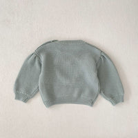 Load image into Gallery viewer, Baby Kid Girls Solid Color Love heart Sweaters Wholesale 23082882
