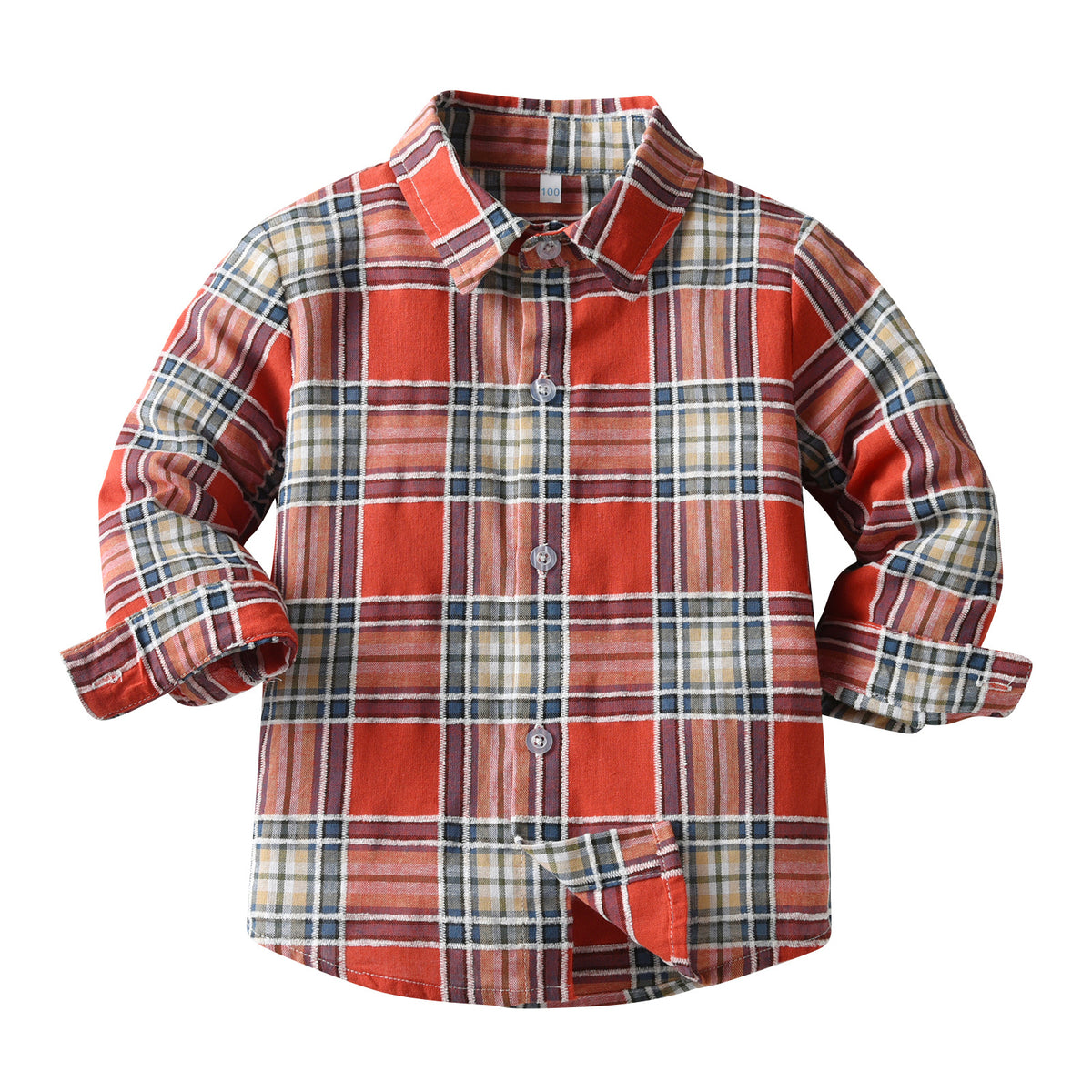 Baby Kid Boys Color-blocking Checked Shirts Wholesale 23082890