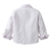 Load image into Gallery viewer, Baby Kid Boys Solid Color Checked Shirts Wholesale 23082894
