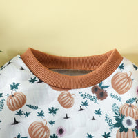 Load image into Gallery viewer, Baby Kid Girls Flower Print Halloween Rompers Wholesale 23090613
