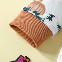 Load image into Gallery viewer, Baby Kid Girls Flower Print Halloween Rompers Wholesale 23090613
