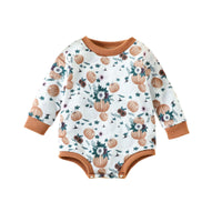 Load image into Gallery viewer, Baby Kid Girls Flower Print Halloween Rompers Wholesale 23090613
