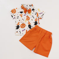 Load image into Gallery viewer, 2 Pieces Set Baby Kid Boys Print Shirts And Shorts Wholesale 23090618
