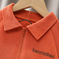 Load image into Gallery viewer, 2 Pieces Set Baby Kid Girls Boys Sports Cartoon Print Hoodies Sweatshirts And Solid Color Pants Wholesale 23090620
