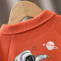 Load image into Gallery viewer, 2 Pieces Set Baby Kid Girls Boys Sports Cartoon Print Hoodies Sweatshirts And Solid Color Pants Wholesale 23090620
