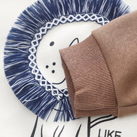 Load image into Gallery viewer, 2 Pieces Set Baby Kid Boys Animals Print Hoodies Sweatshirts And Solid Color Pants Wholesale 23090622
