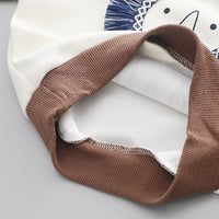 Load image into Gallery viewer, 2 Pieces Set Baby Kid Boys Animals Print Hoodies Sweatshirts And Solid Color Pants Wholesale 23090622
