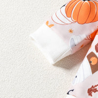 Load image into Gallery viewer, Baby Girls Letters Cartoon Print Halloween Rompers Wholesale 23090634
