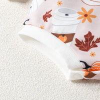 Load image into Gallery viewer, Baby Girls Letters Cartoon Print Halloween Rompers Wholesale 23090634
